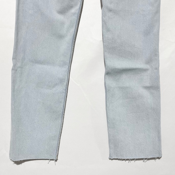 New ASOS Design Raw Hem Skinny Jeans Vintage Light Wash Stretch Denim Size 28 - Picture 10 of 16